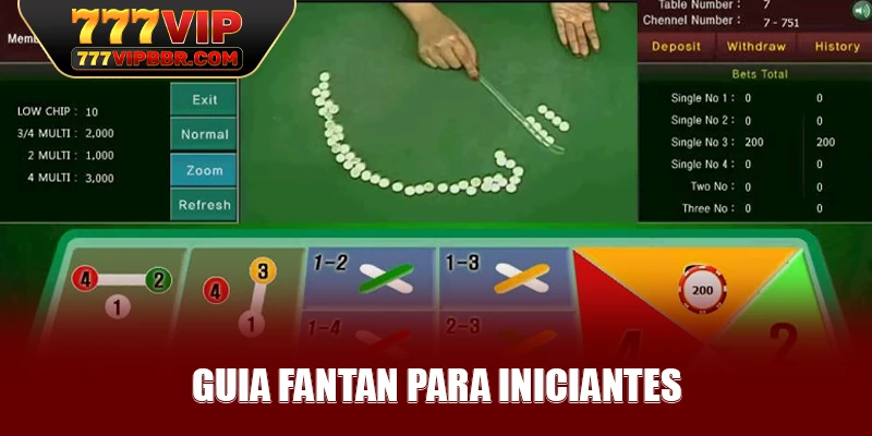 Guia Fantan para iniciantes