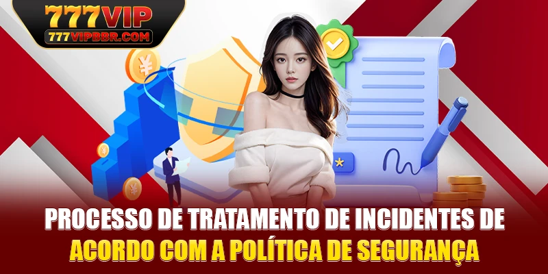 Processo de tratamento de incidentes de acordo com a política de segurança